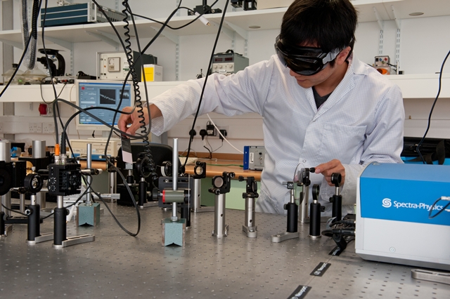 Pump-Probe-Spectroscopy Setup