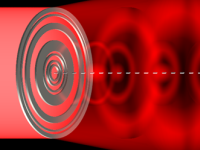 subwavelength focusing with a superoscillatory lens